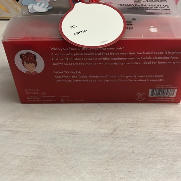 Minnie Mouse Creme Shop 3d Teddy Headband - Picture 3 of 4